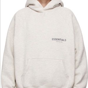 Brand new Essentials Fear of God Oatmeal Hoodie